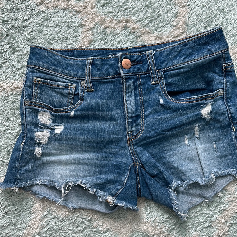 American eagle denim shorts